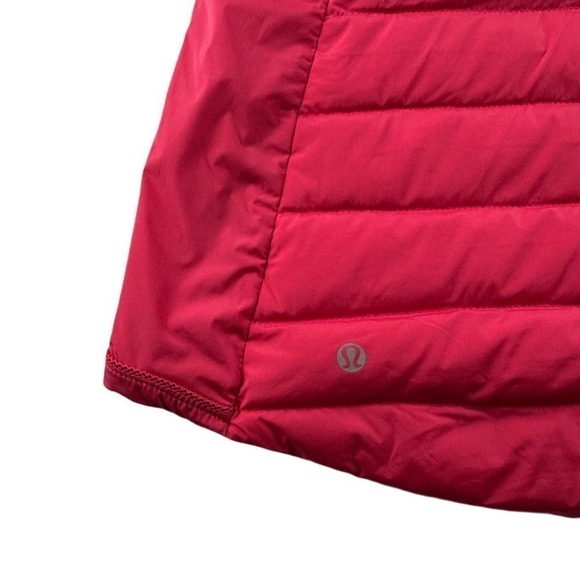 Lululemon Fluffed Up Vest Boom Juice / Bleached Coral Women’s Size 4 #W4E57S - Picture 8 of 9
